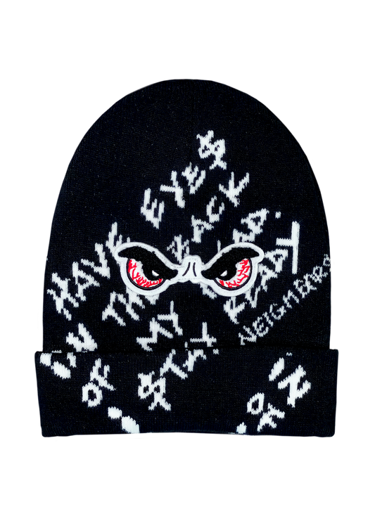 EYES IN THE BACK OF MY HEAD BEANIE