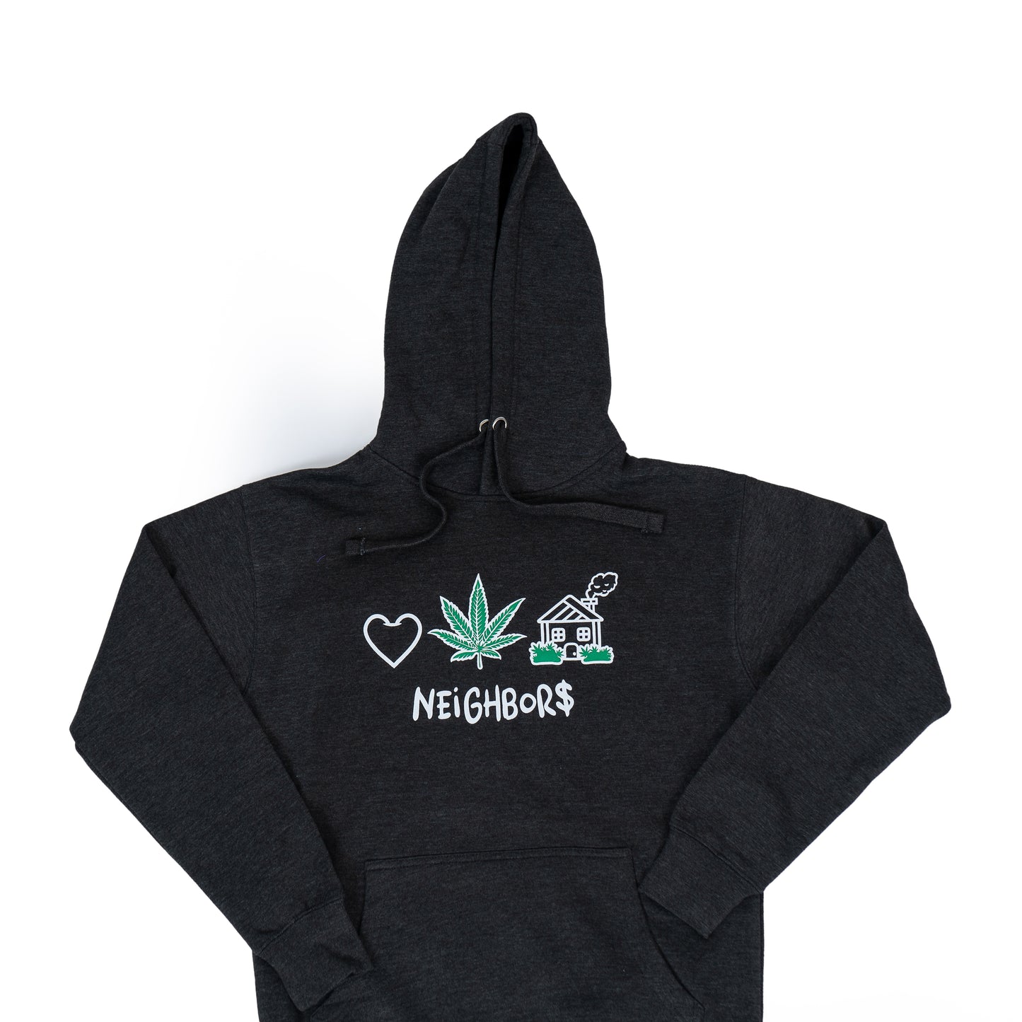 'LOVE, PEACE, HAPPiNE$$' HOODY