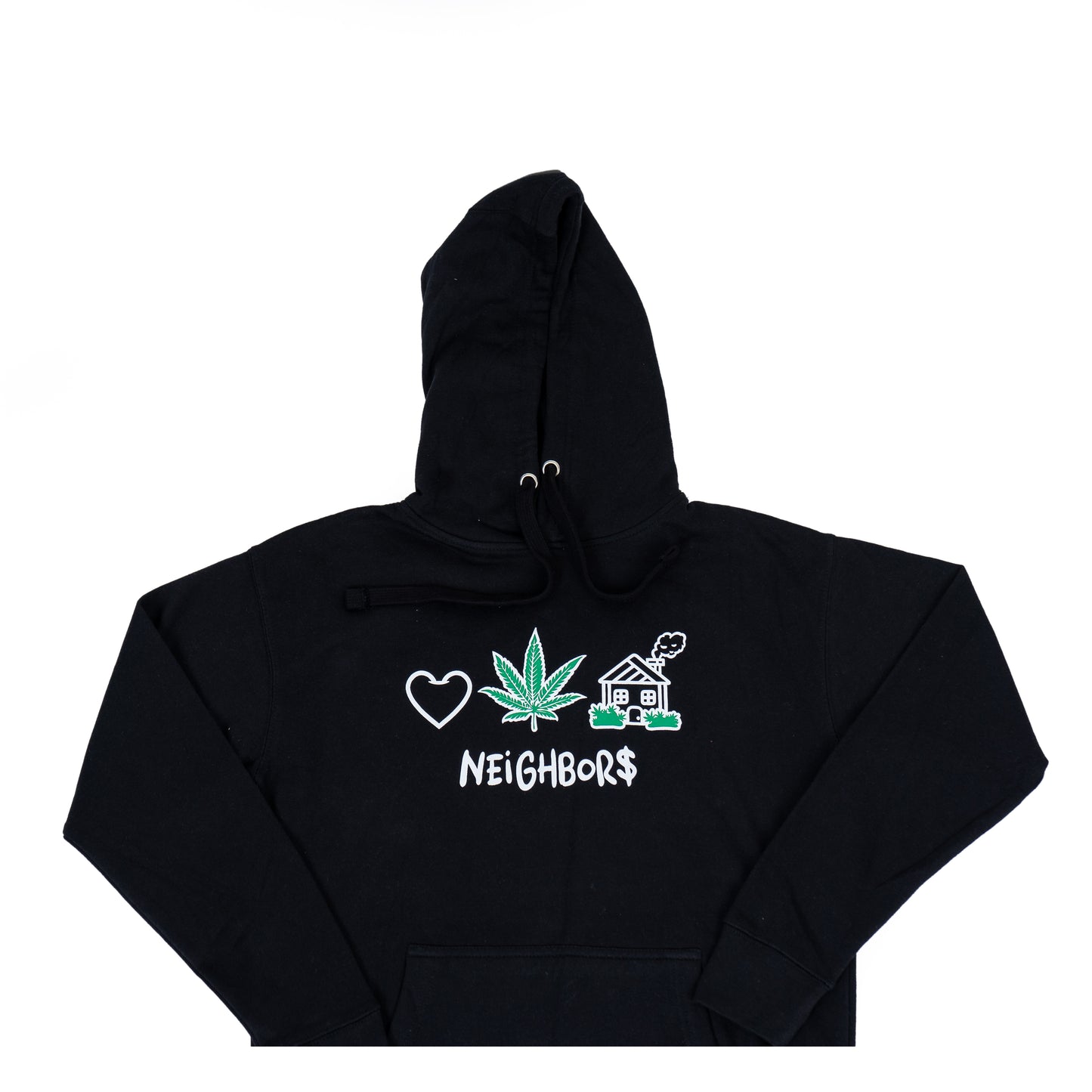 'LOVE, PEACE, HAPPiNE$$' HOODY