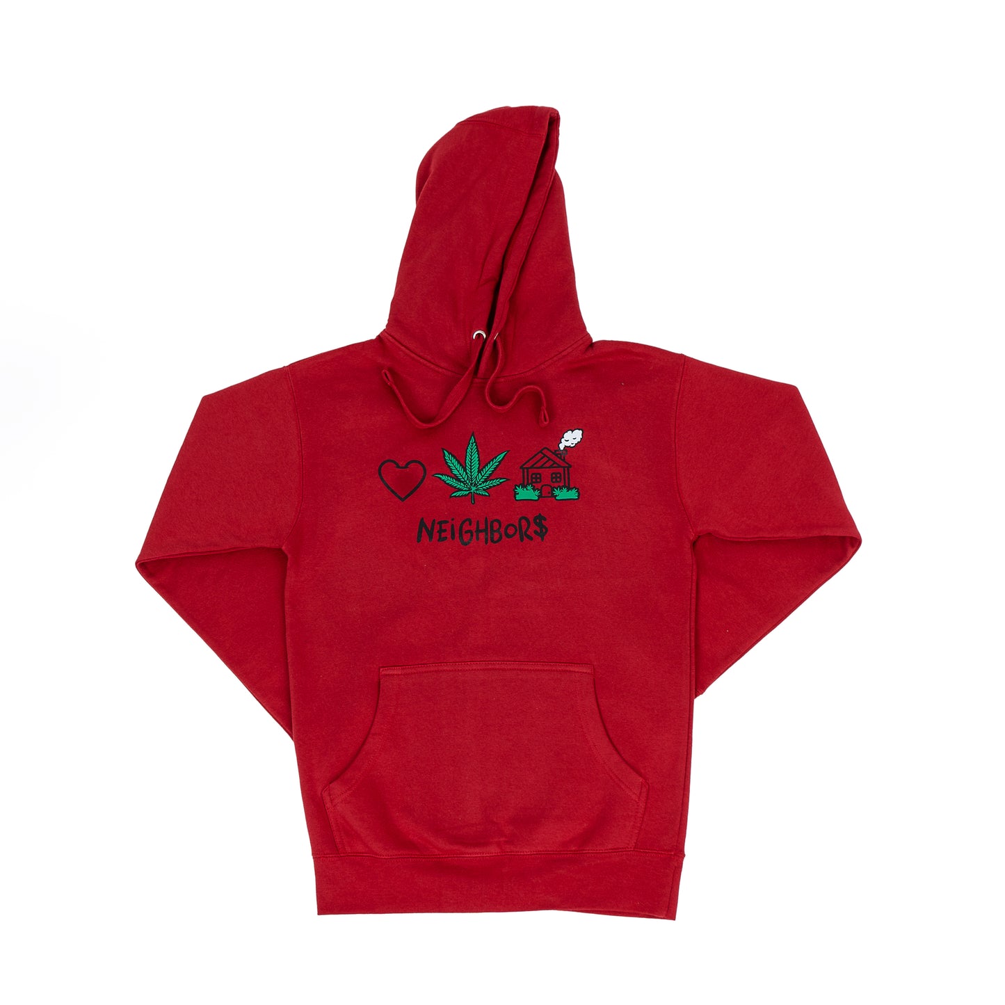 'LOVE, PEACE, HAPPiNE$$' HOODY